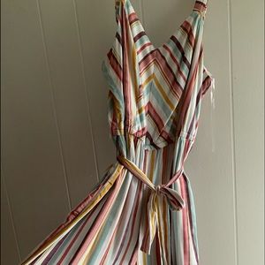 Striped Lane Bryant jumpsuit